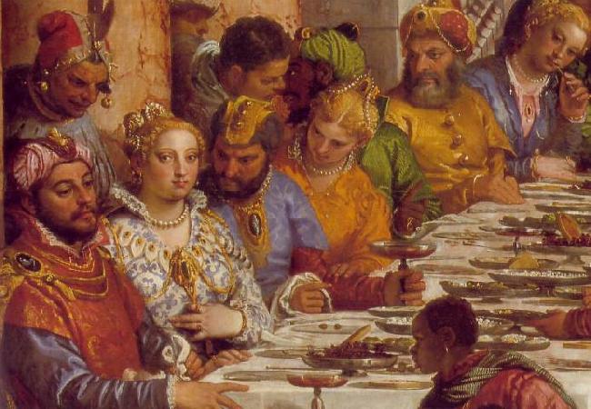 VERONESE (Paolo Caliari) The Marriage at Cana (detail) jh oil painting image
